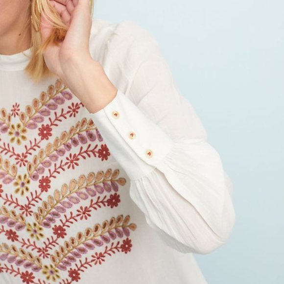 Daphne Embroidered Blouse by Meadow Rue - Picture 1 of 7